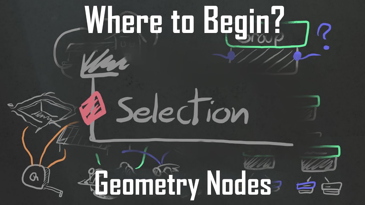 Where to Begin in Geometry Nodes: Selections
