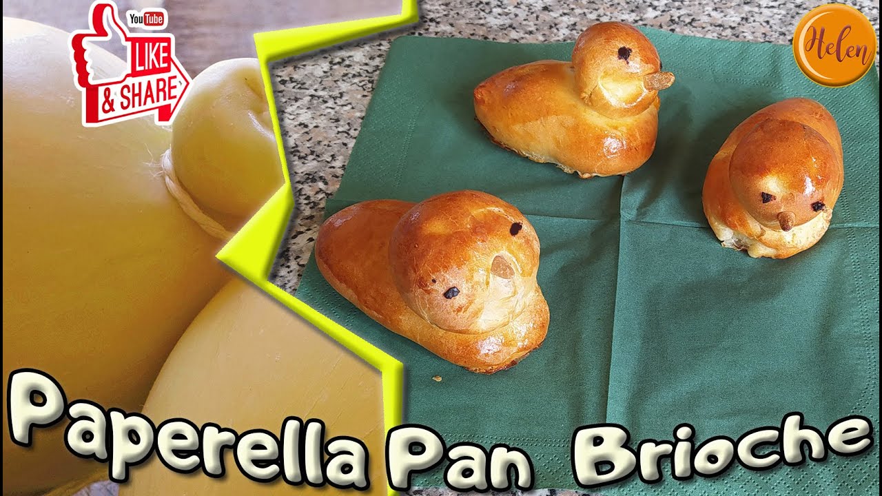 PAPERELLA pan brioche, dalla FARINA agli ANIMALI un'avventura da non perdere, fatto in casa, secondi