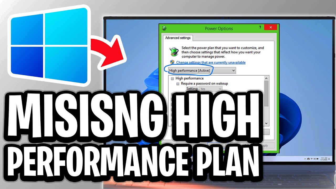 How To Enable Missing High Performance Plan In Windows 11 - Step By Step