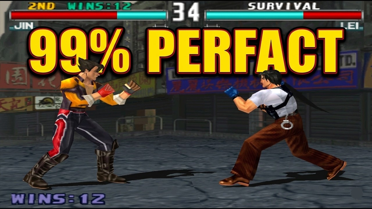 Режим выживания в Tekken 3 – Неудержимый натиск Джина Казамы! | Серия побед Лея