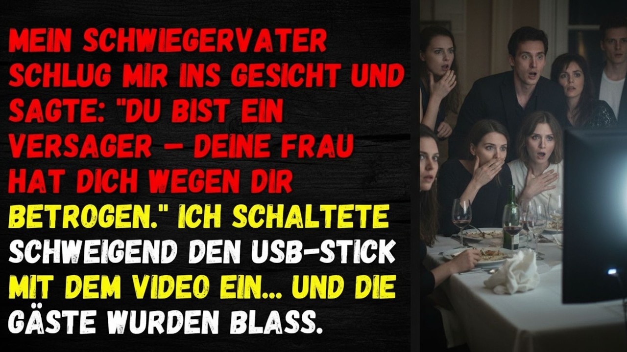 🦋Mein Schwiegervater ohrfeigte mich und sagte  „Du bist ein Versager – deine Frau hat dich🦋