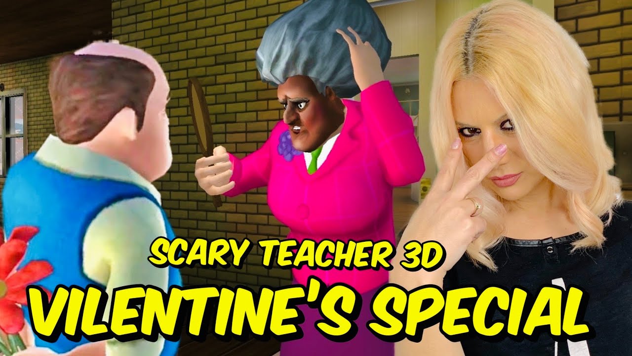 ΠΑΕΙ ΤΟ ΡΑΝΤΕΒΟΥ ΤΗΣ SCARY TEACHER 3D Let's Play kristina 