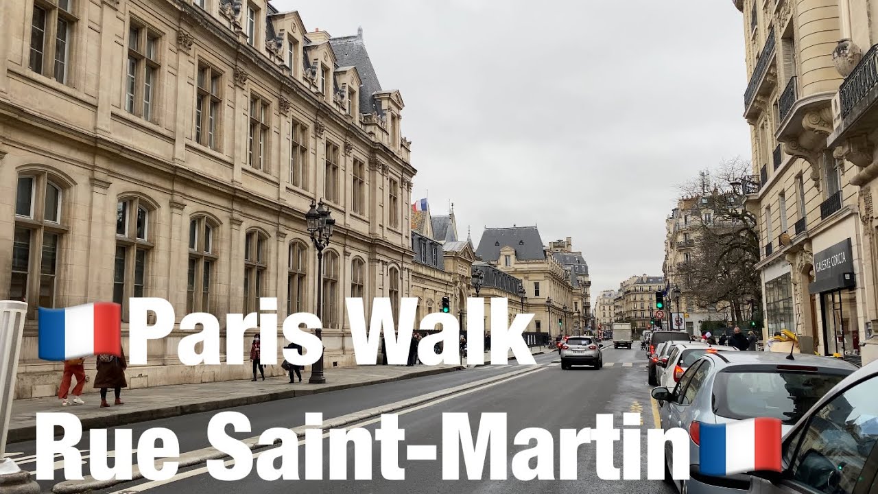 🇫🇷Paris Walk     Rue Saint-Martin🇫🇷