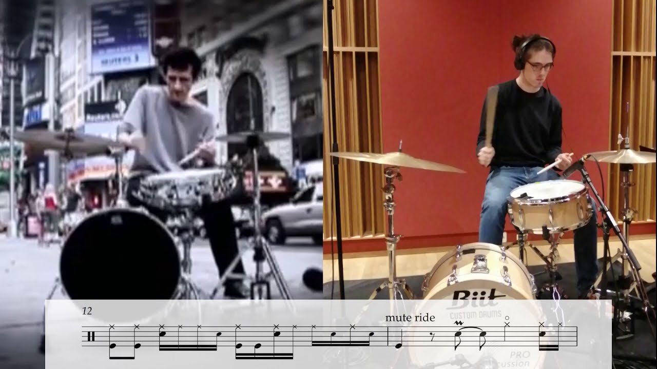 Jojo Mayer - Drum'N' Bass Groove transcription (by Alfio Laini)