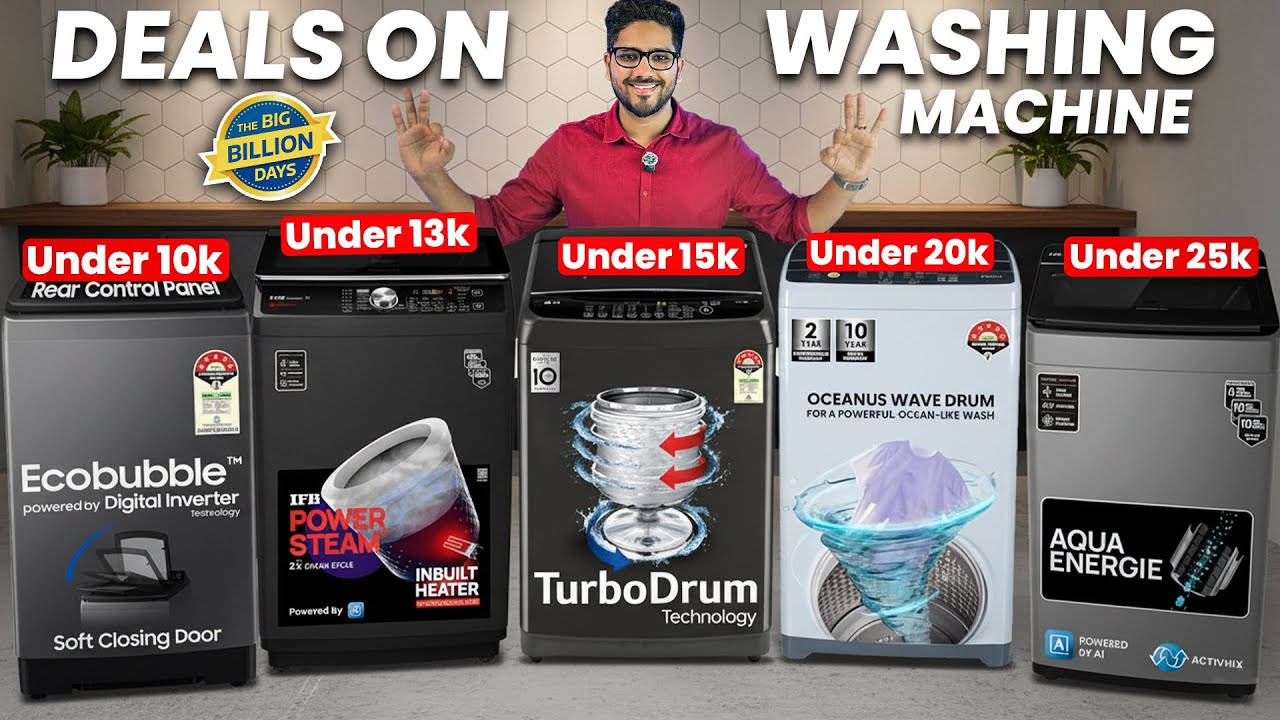 Deals on Washing Machine 2025 🔥 Flipkart Big Billion Day Sale 🔥Best Fully Automatic Washing Machine🔥
