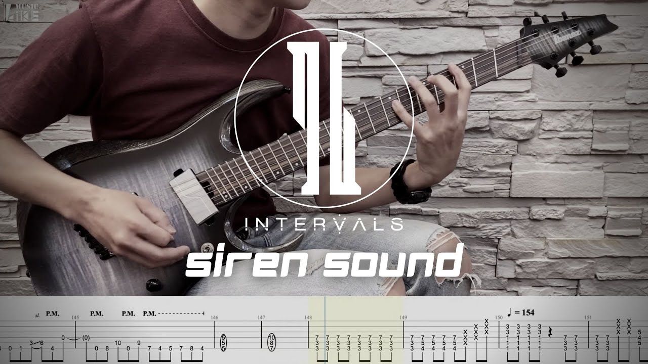 【萊！你的吉他我們陪你練】INTERVALS // SIREN SOUND cover ( 附吉他譜 with Tab )