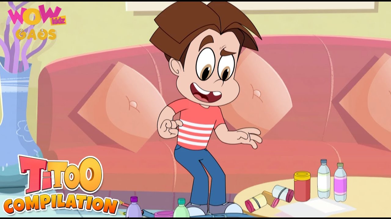 Titoo Funny Cartoon | Compilation | 34 | Hindi Cartoon for Kids #titoo
