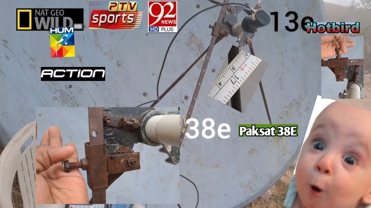 Multi Setup 78 inch Dish Ku Sattelite 13.e With 38.e