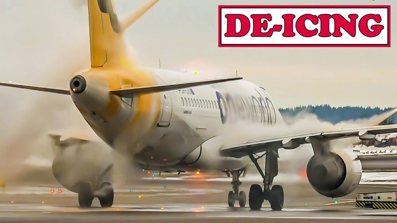 Aircraft De-Icing at Helsinki Airport