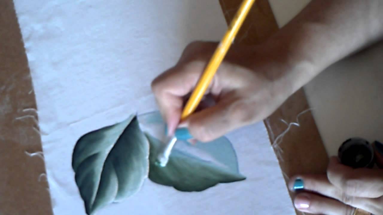 Como pintar folhas c/ Dina Gomes
