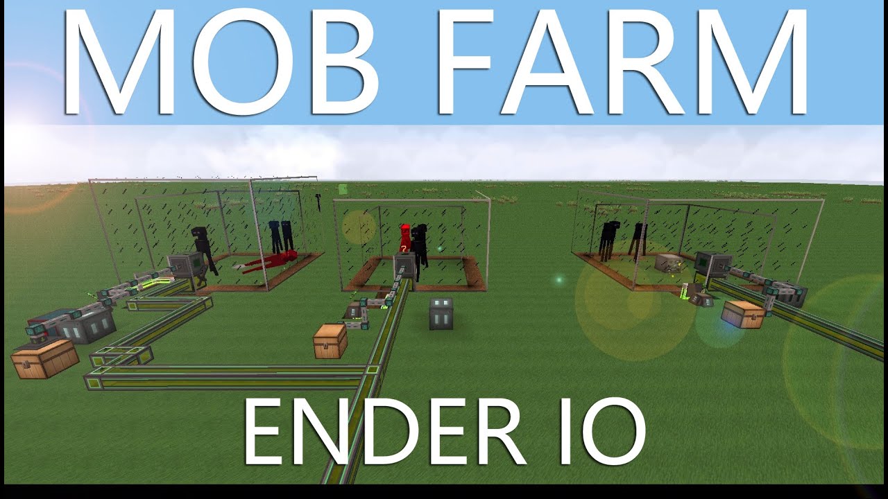 Mob-Farm for ITEMS & XP w/ ENDER IO - Minecraft Tutorial [ENGLISH]