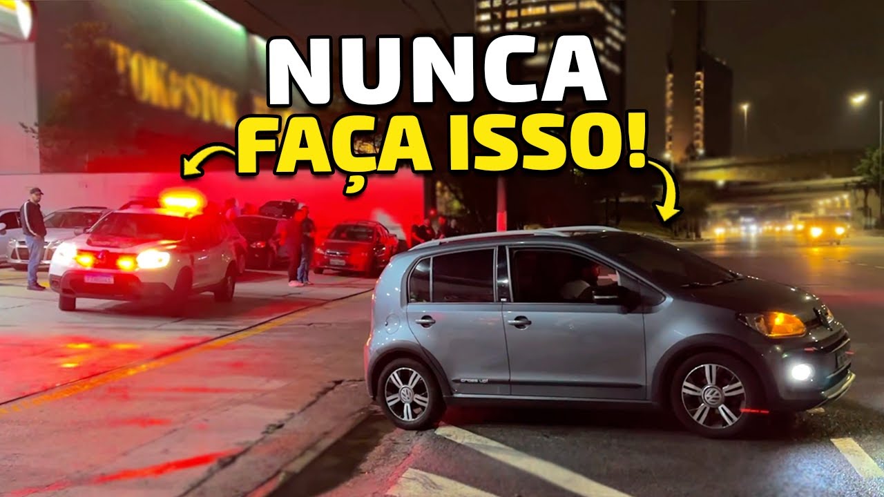 ELE ACELEROU NA FRENTE DA VIATURA 😳