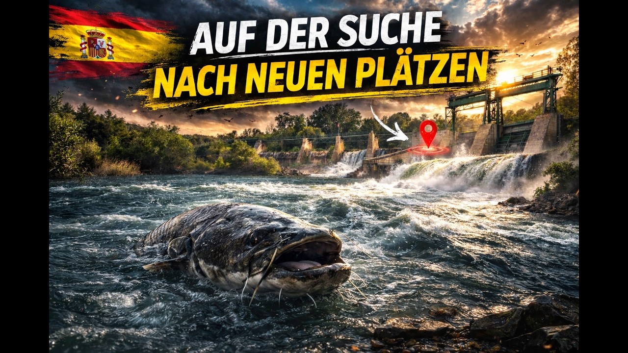 Neue Wels-Spots finden | Schwieriger Angeltag beim Spinnfischen
