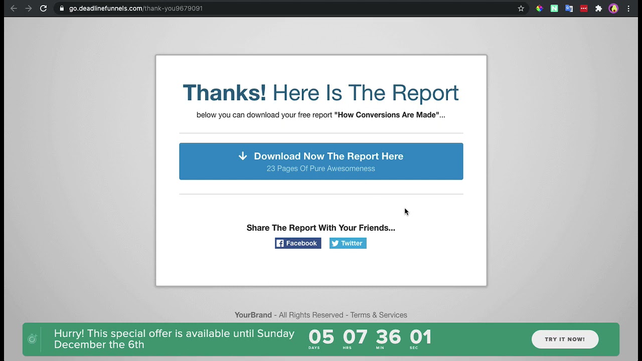 How to Add Deadline Funnel to a ClickFunnels Page