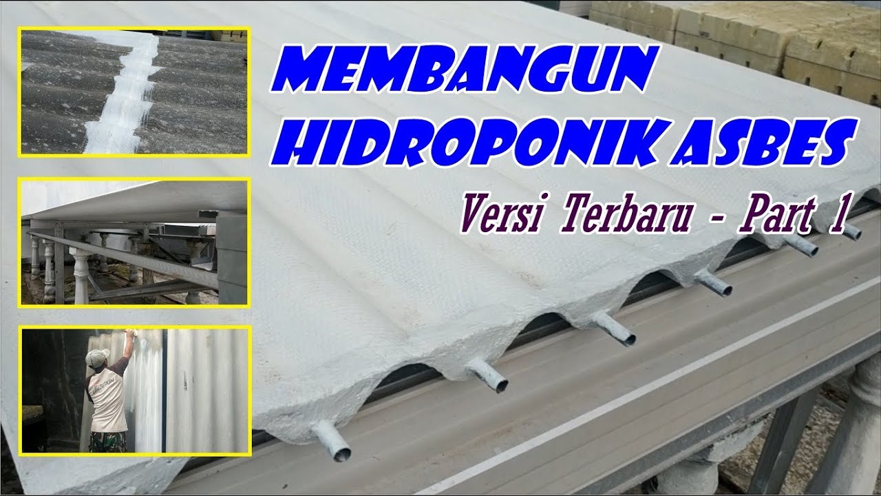 Membangun Hidroponik Asbes Dari Nol (Konstruksi Dasar - Part 1)