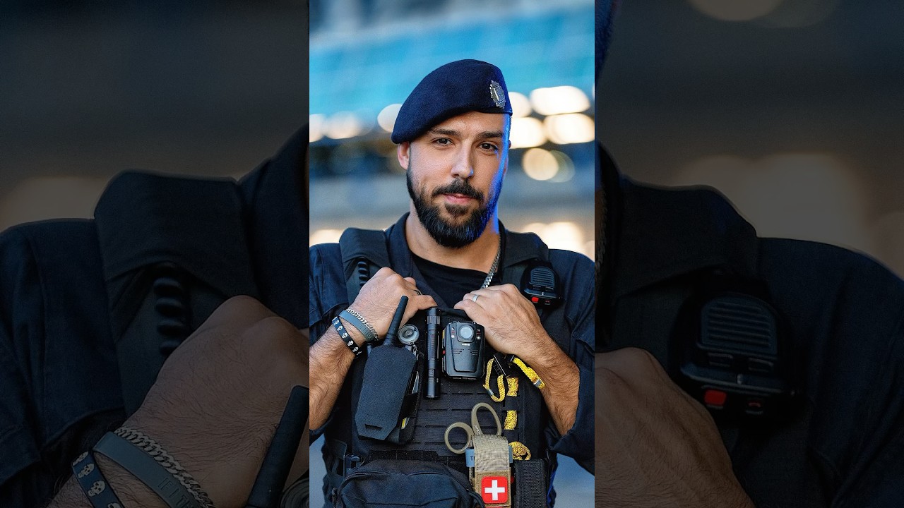The Strong and Handsome Police Officer from Czech Republic 💪