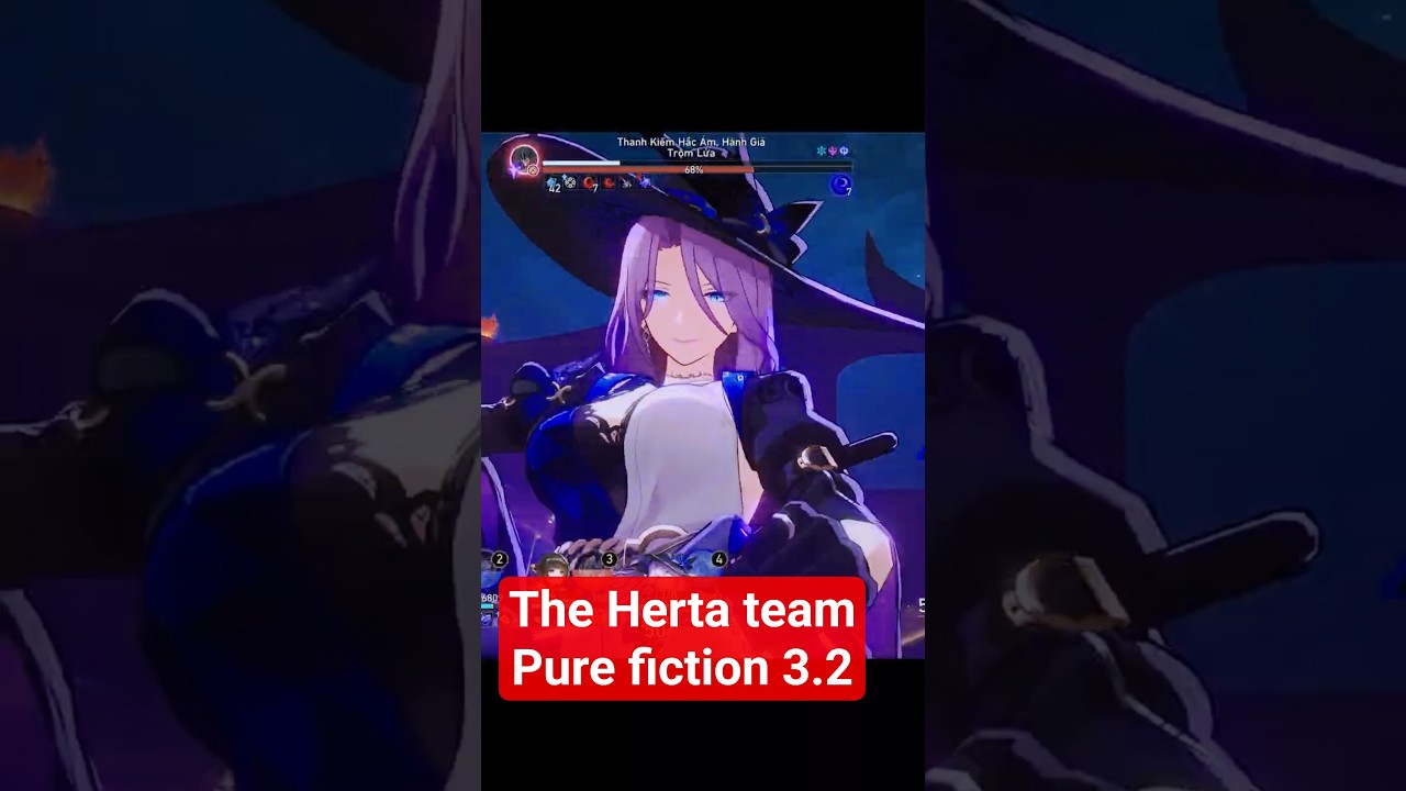 The Herta Team vs Flame Reaver Pure Fiction 3.2 #theherta #jade #tribbie #lingsha #hoangdg