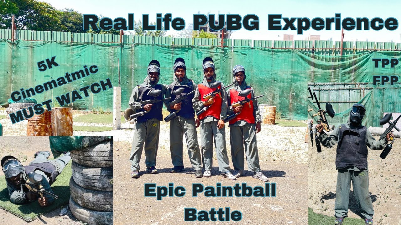 Paintball In Pune | Galaxy Paintball Sports Arena | Birthday Vlog | Epic Real Life PUBG Battle |