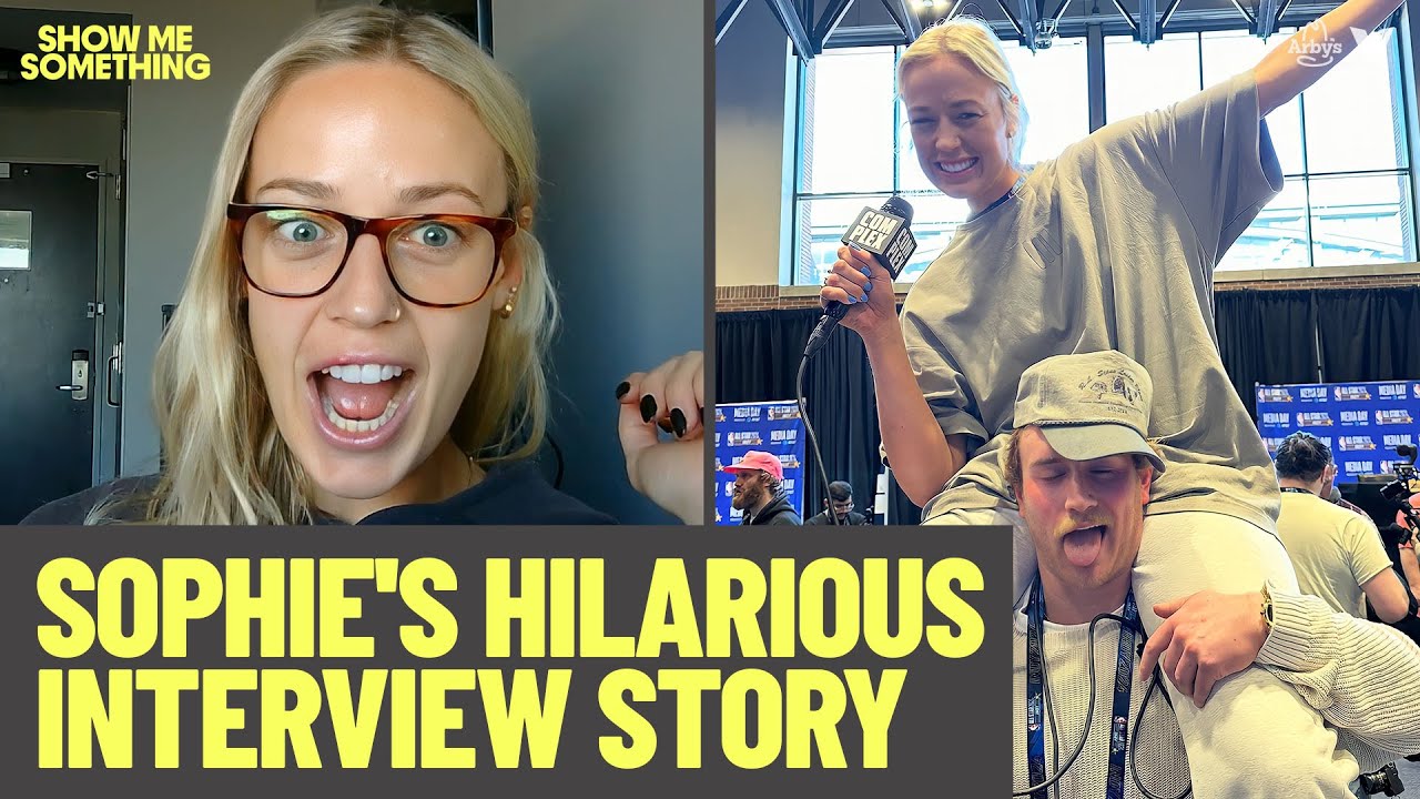 Sophie Cunningham HILARIOUS story of using West Wilson as human stilts to interview NBA All-Stars