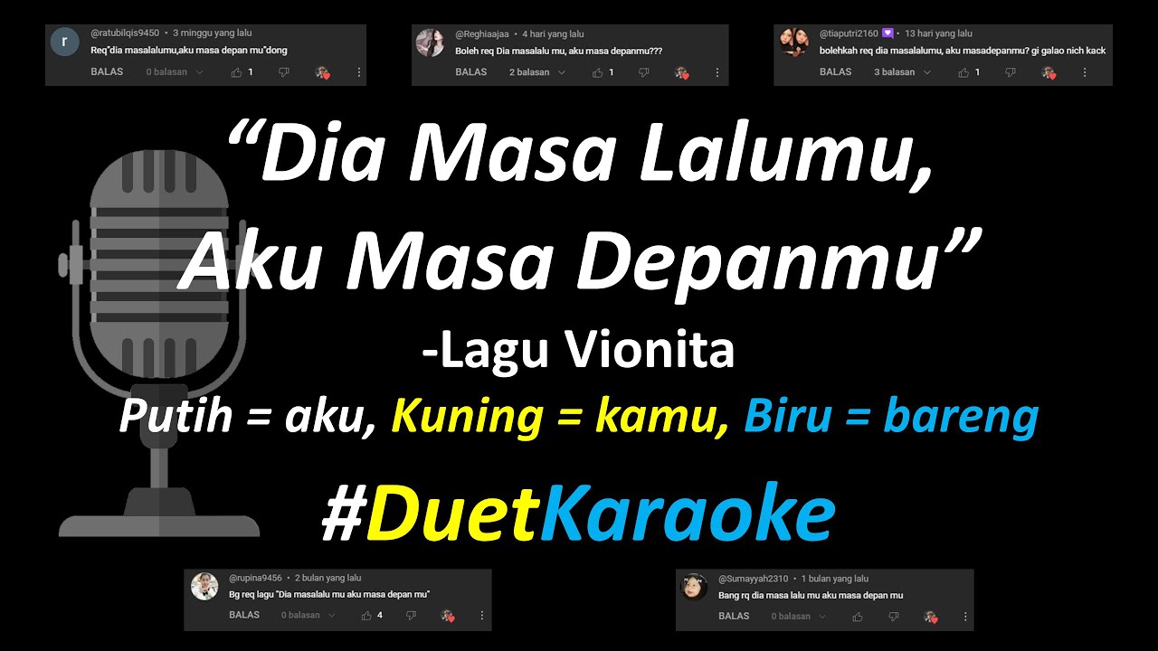 Vionita - Dia Masa Lalumu, Aku Masa Depanmu (Duet Karaoke Version) | Cover | Nyanyi Bareng