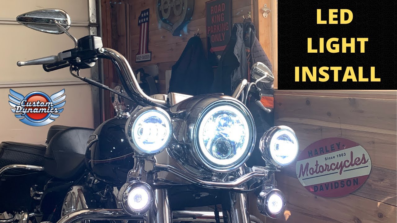 Лучшие светодиодные фары для Harley Davidson Road King