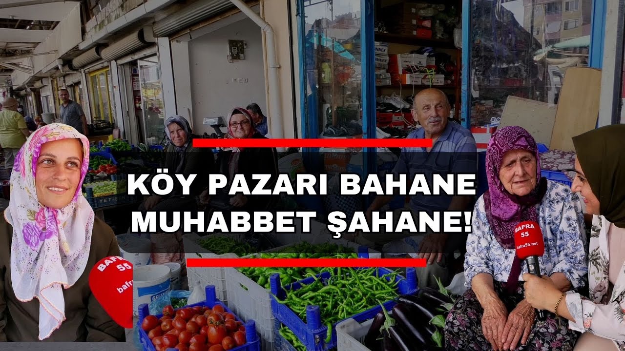 Köy Pazarında Gönülleri Şenlendiren Röportaj