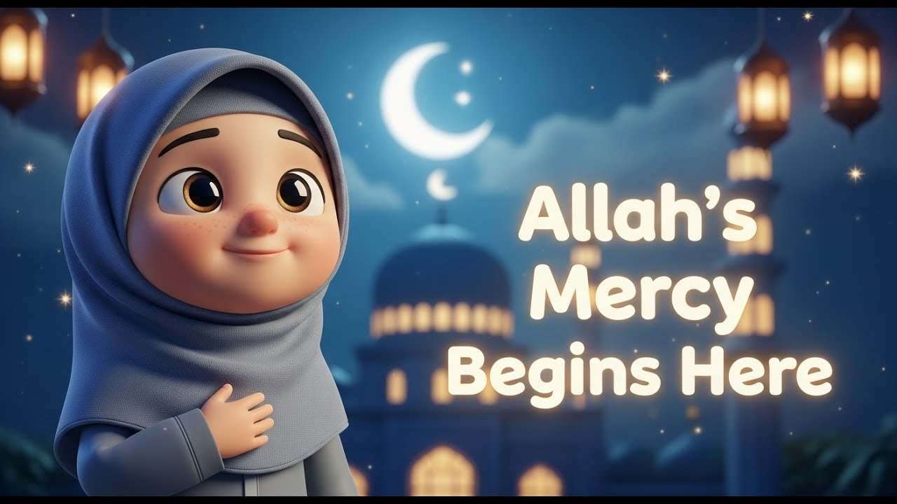 Allah’s Mercy Begins Here 🌙  Beautiful Islamic Kids Nasheed