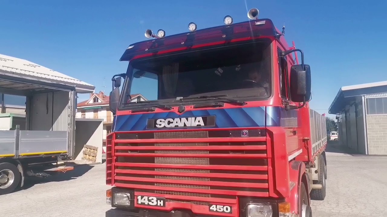 SCANIA 143H450 V8 Ribaltabile Trilaterale
