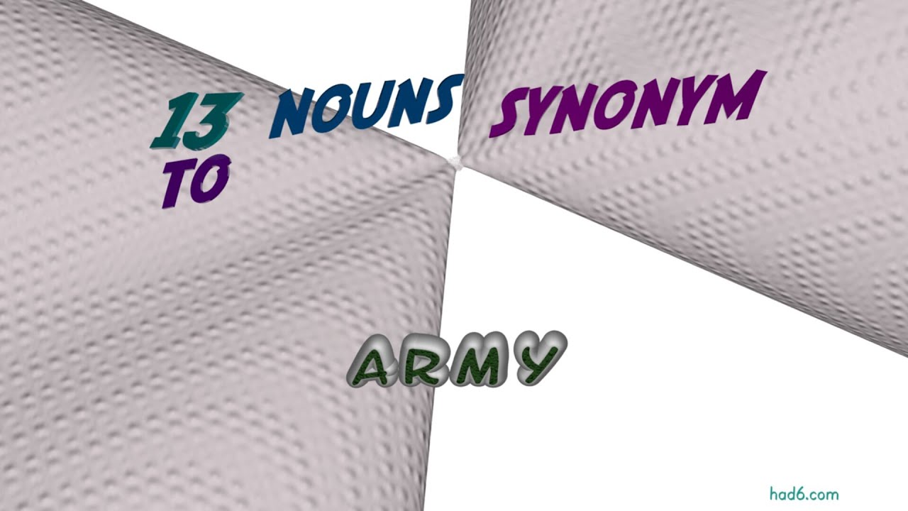 army - 14 nouns synonym of army (sentence examples)