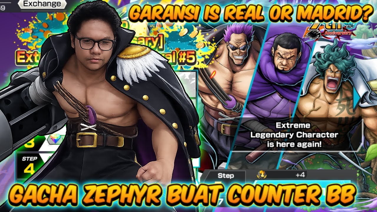 Gacha Zephyr buat Counter BB | Top 2 Defender Saat ini🔥🔥🔥 - One Piece Bounty Rush