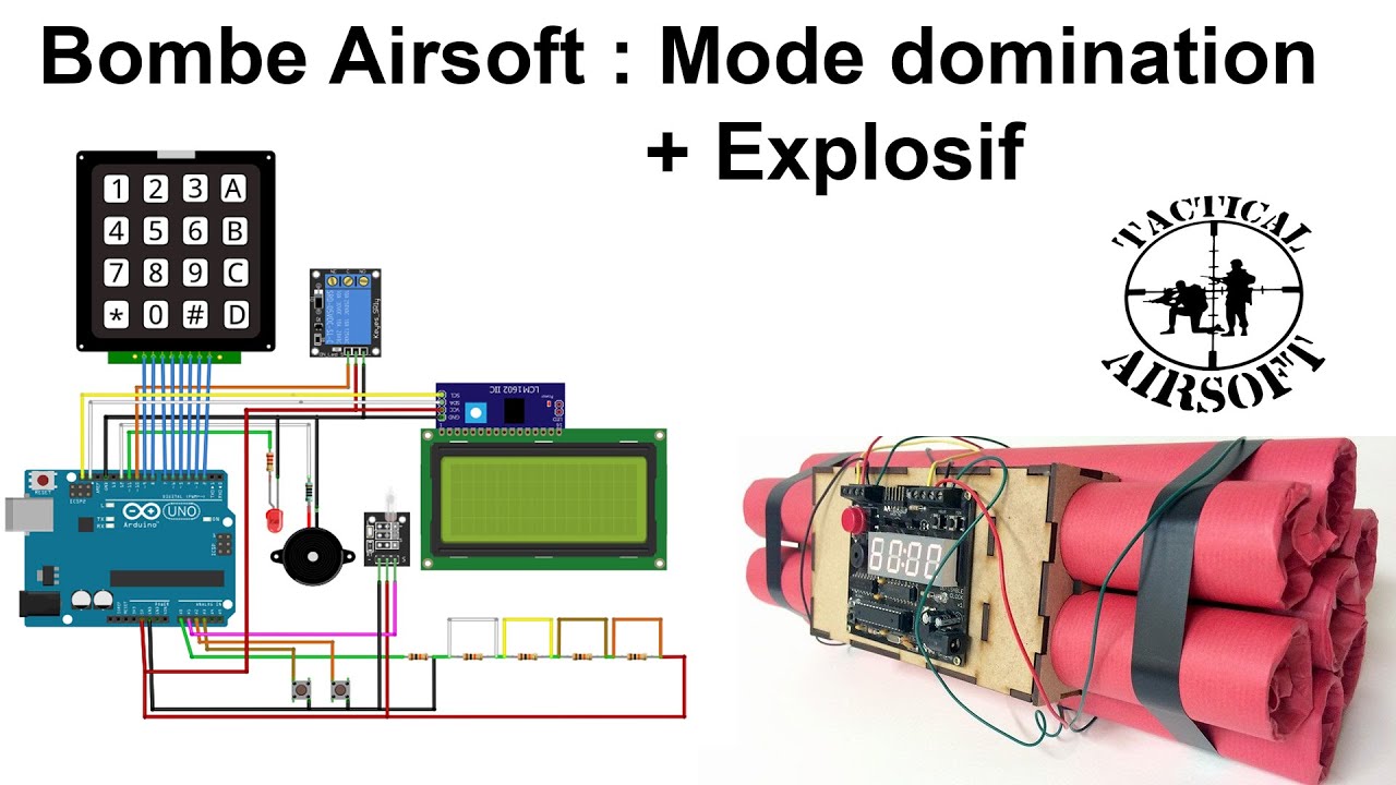 Bombe airsoft mode domination explosif