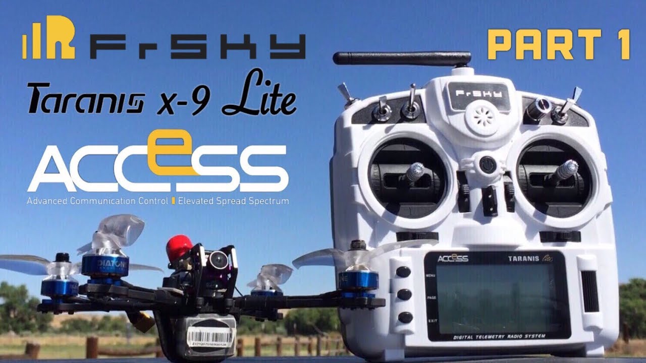 Part 1  Hands on Flight Demo  Frsky Taranis X9 Lite