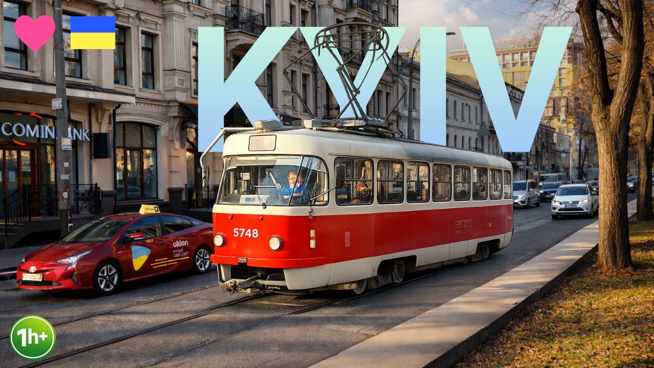 Kyiv Walking Tour 2026 🇺🇦 Golden Hour | From Golden Gate to Podil | Real City Sounds