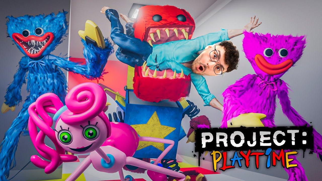 WIR SPIELEN PROJECT PLAYTIME! mit Boxy Boo, Mommy Longlegs & Huggy Wuggy