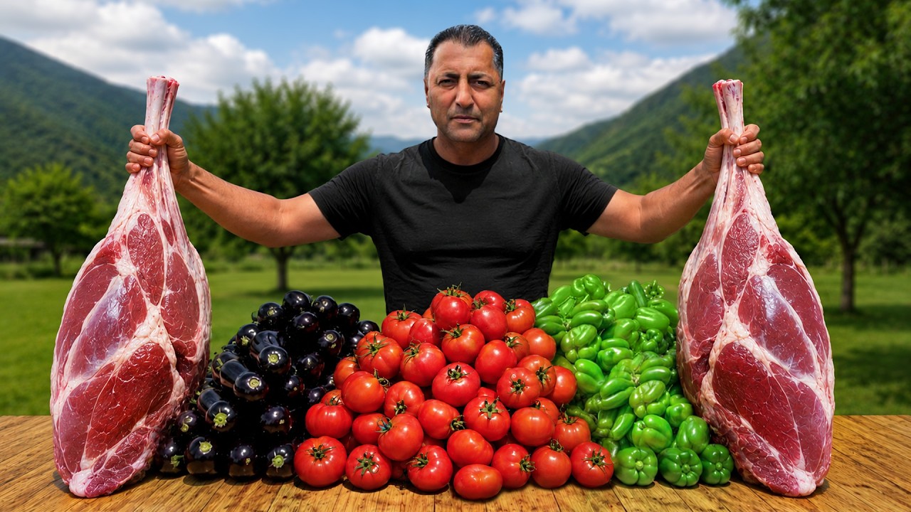 Making Traditional Dolma Deep in the Wilderness!