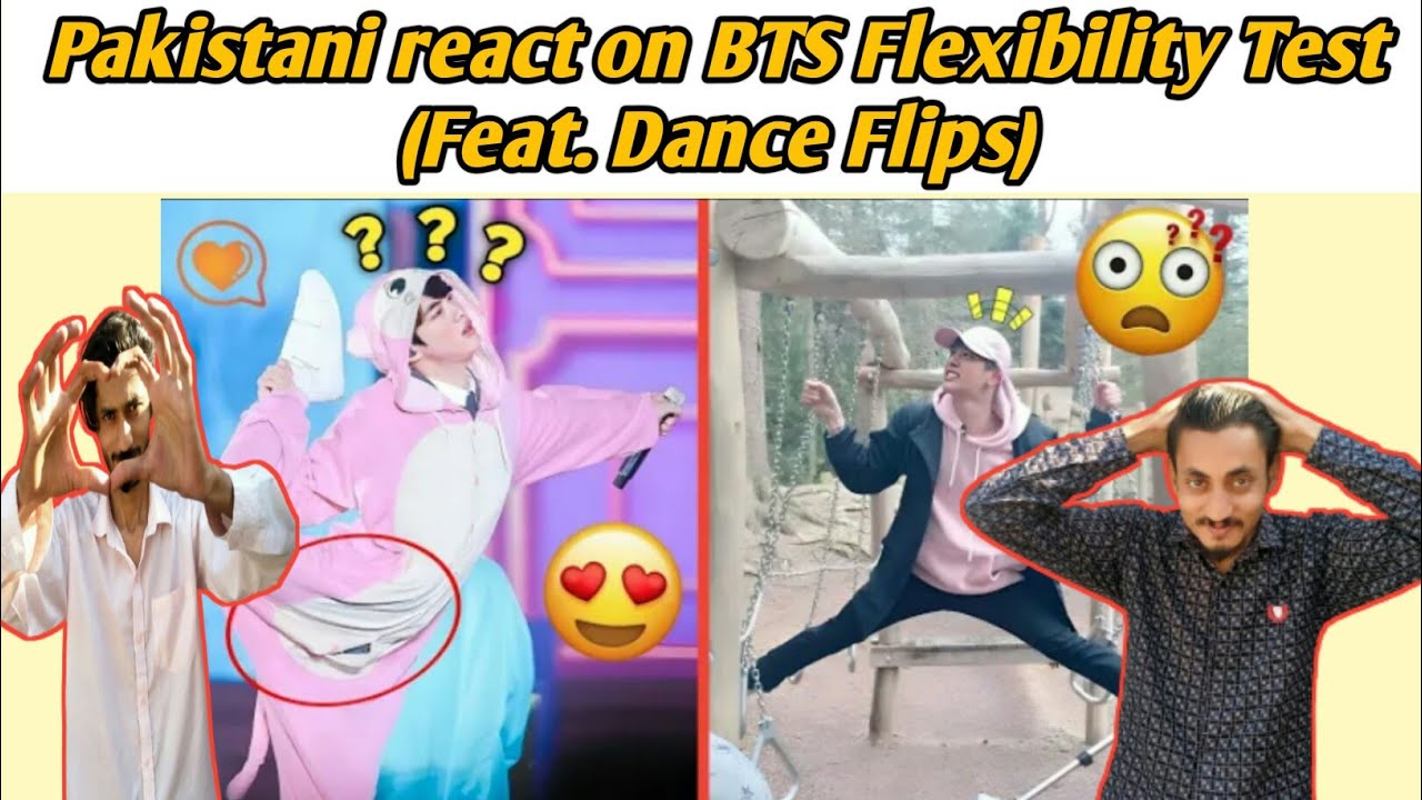 Pakistani React on BTS Flexibility Test (Feat. Dance Flips) | MHReaction