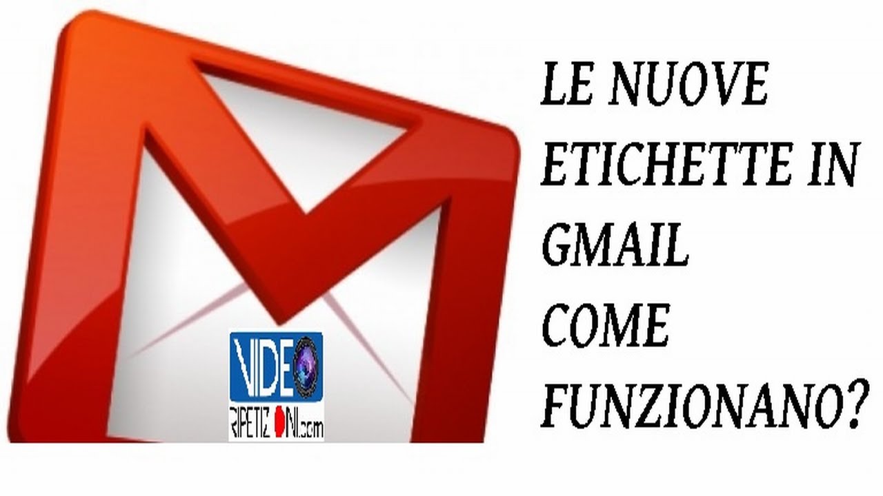 LE NUOVE ETICHETTE IN GMAIL 2013 LA POSTA ELETTRONICA DI GOOGLE 