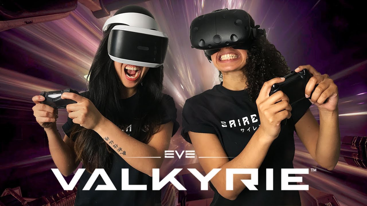 CROSS PLATFORM SPACE COMBAT IN VR! | EVE: Valkyrie Review (PSVR & HTC Vive Gameplay)