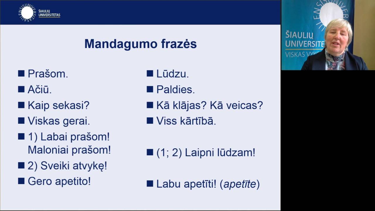 Lietuvių ir latvių kalbų paralelės
