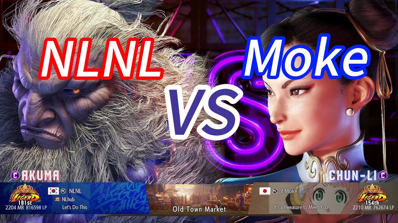 SF6💥NLNL(AKUMA) vs Moke(CHUN-LI)💥Street Fighter 6 High Level Match's EP1601