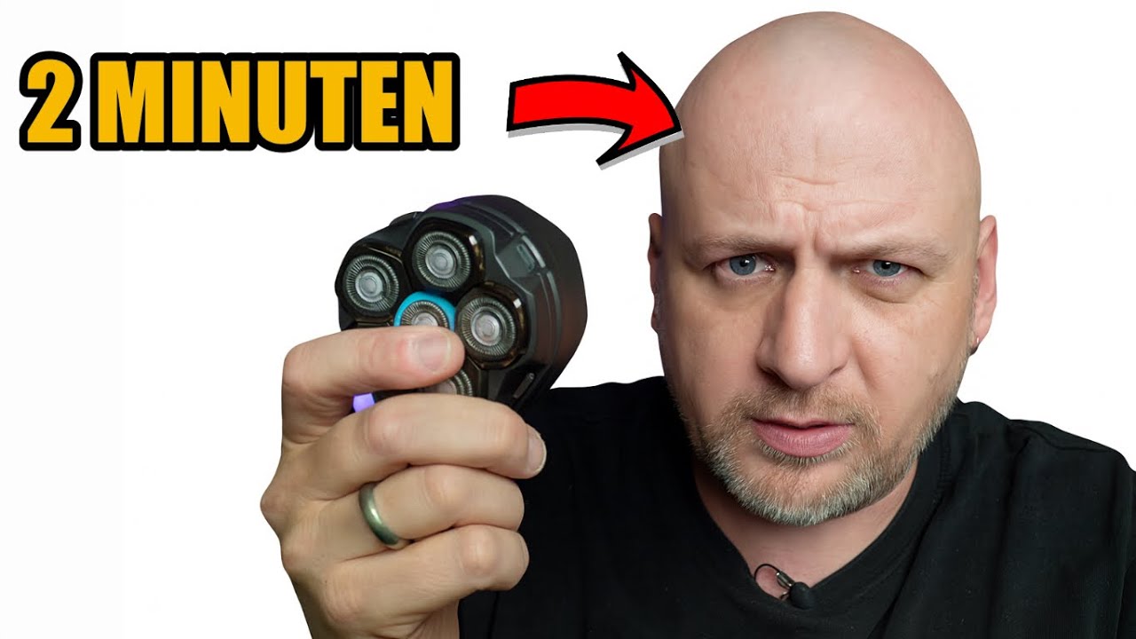 Glatze rasieren in 2 Minuten?! 🔥 Der beste Glatzenrasierer im Test 2025 Kensen Pitbull oder Billig?