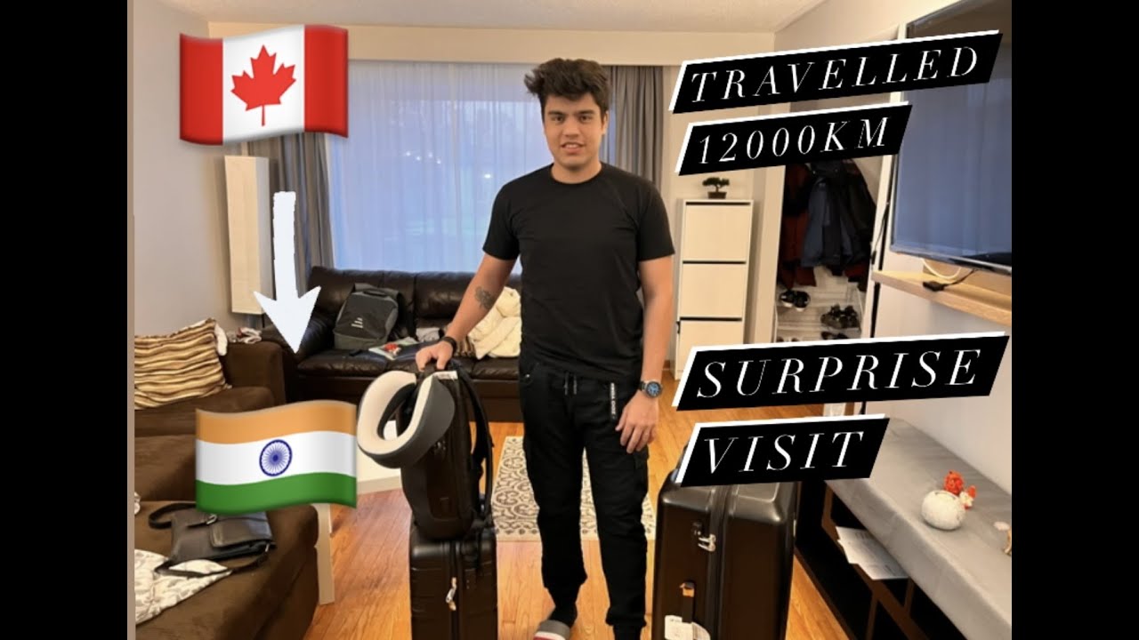 SURPRISE VISIT TO INDIA | CRAZY REACTION | 12000 KM | FRIENDS FAMILY | @vlog3