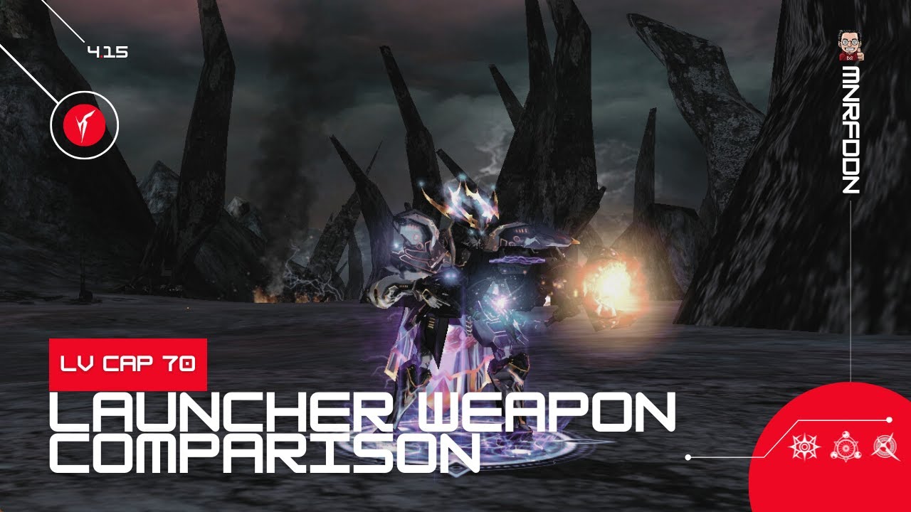 RF ONLINE 4.15 - LV CAP 70 Launcher Weapon Comparison