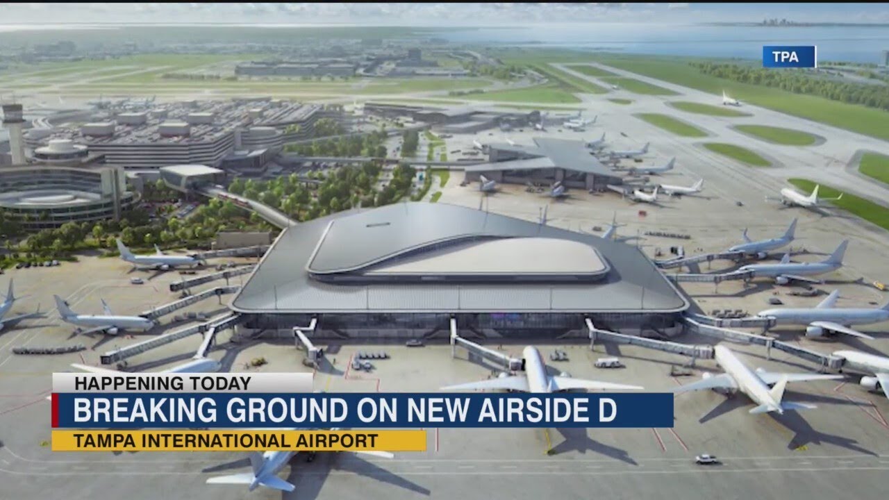 Tampa International Airport breaking ground Wednesday on $1.5 billion dollar expansion