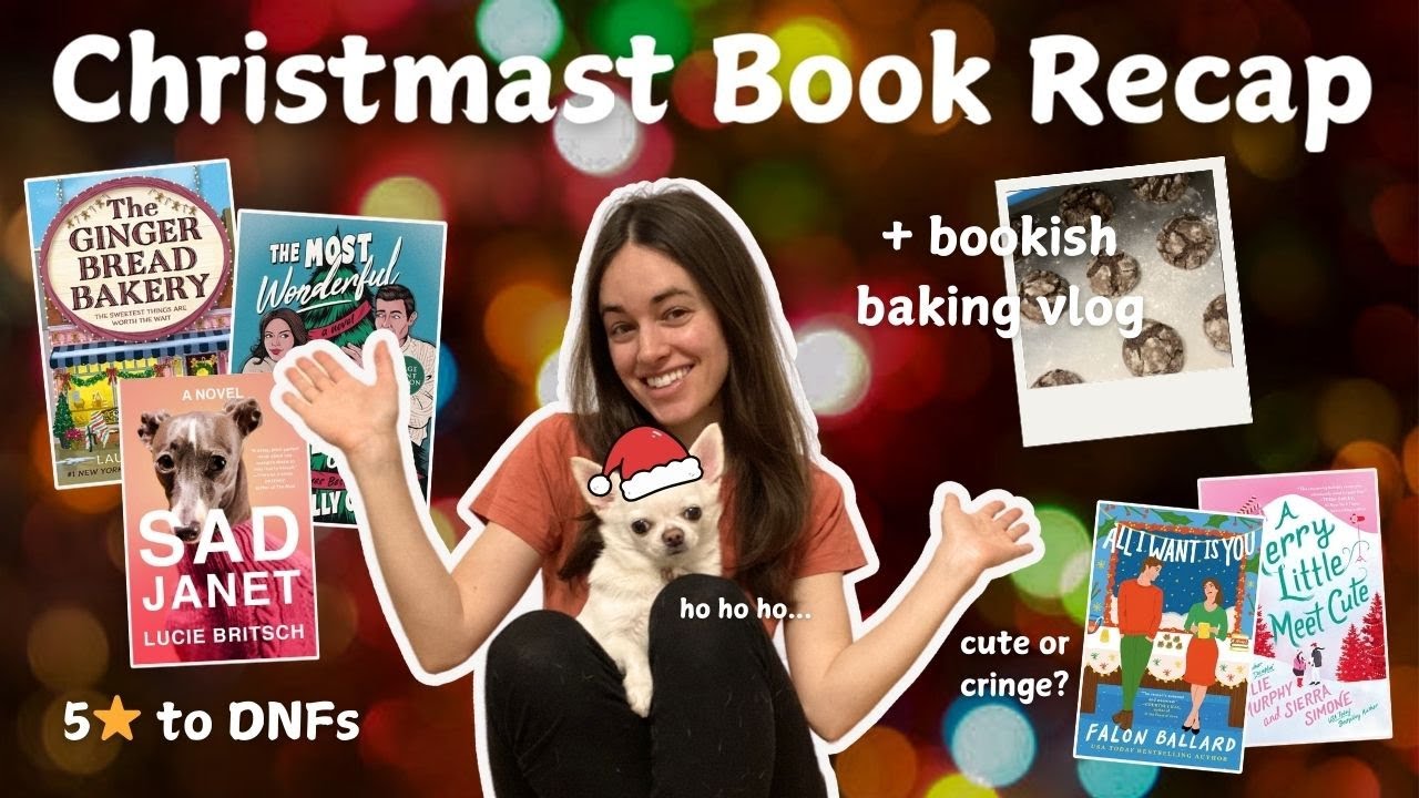 книжный кулинарный видеоблог 🍪📚🎄 подводит итоги прошлогоднего рождественского чтения
