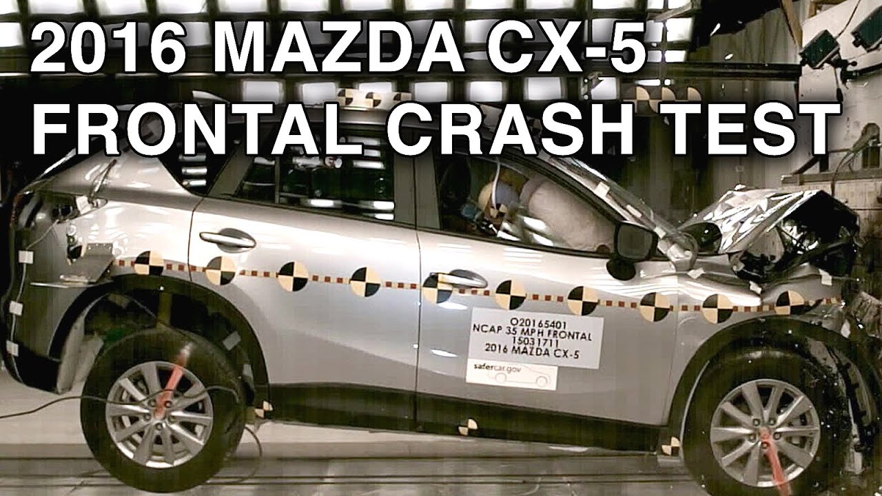 2016 Mazda CX-5 Crash Test (Frontal Crash)