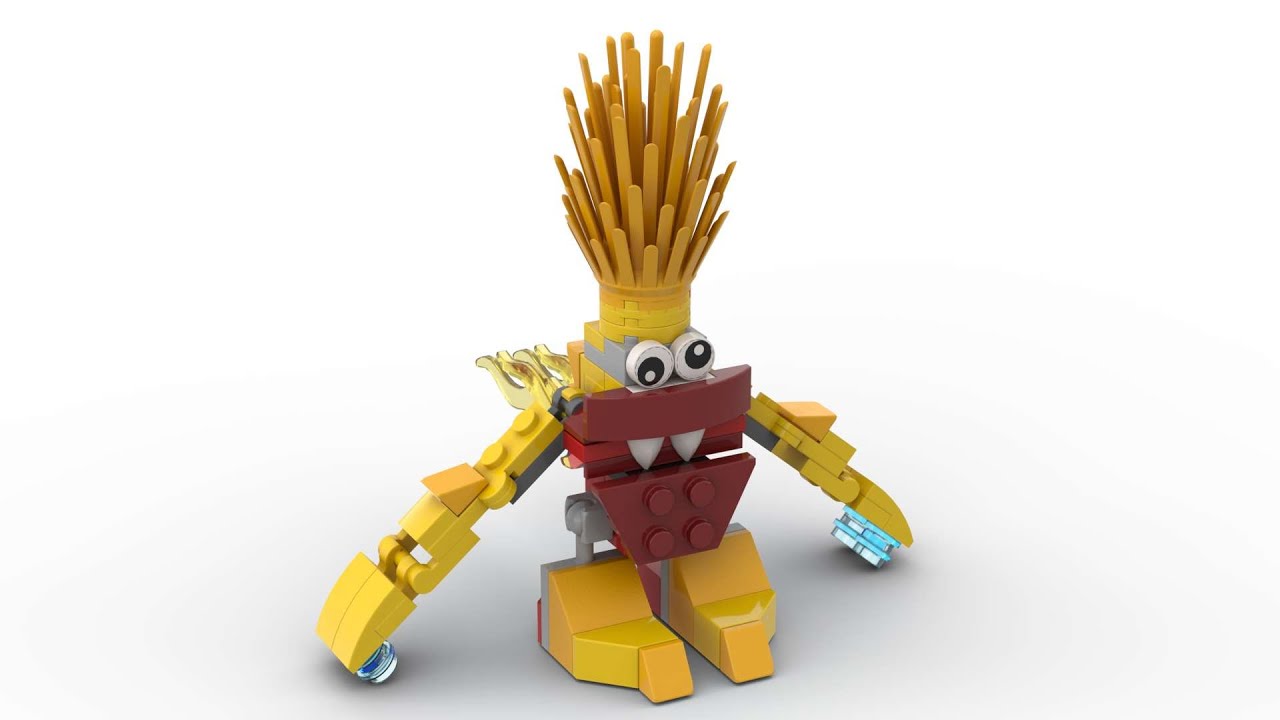 Lego Mixels Zorch + Volectro Speed Build Studio Bricklink LDD by PLegoBB