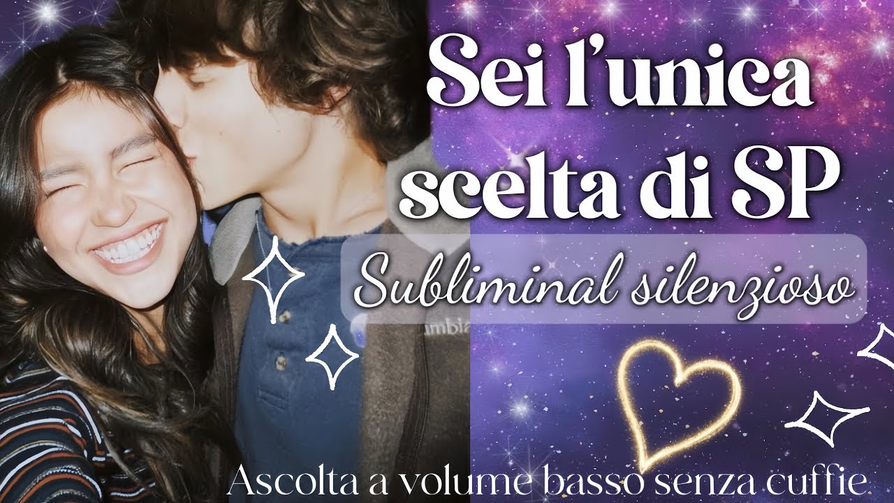 RELAZIONE ESCLUSIVA con SP E RIMOZIONE TERZA PARTE (3p) Subliminal silenzioso ❄️✨
