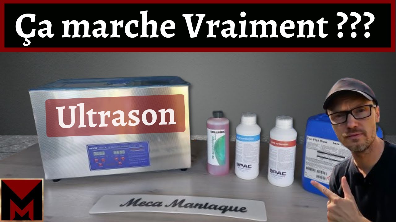 Test Bac Ultrason 30L VEVOR 🧪 4 Produits Différents ⚙️ Injecteurs Frein et Autre 🔧 Meca Maniaque