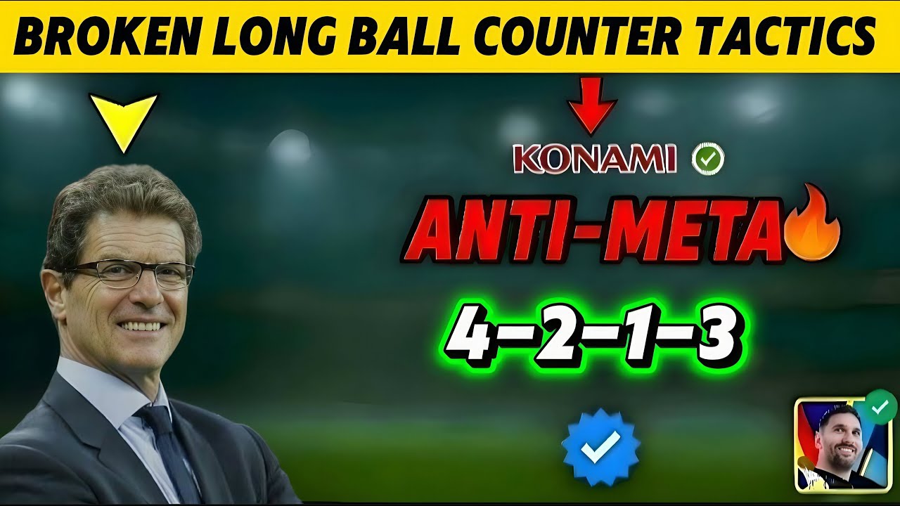 Broken 4-2-1-3 Long Ball Counter Tactics in eFootball 2026 Mobile! No Defense Can Stop This 🛡️🔥